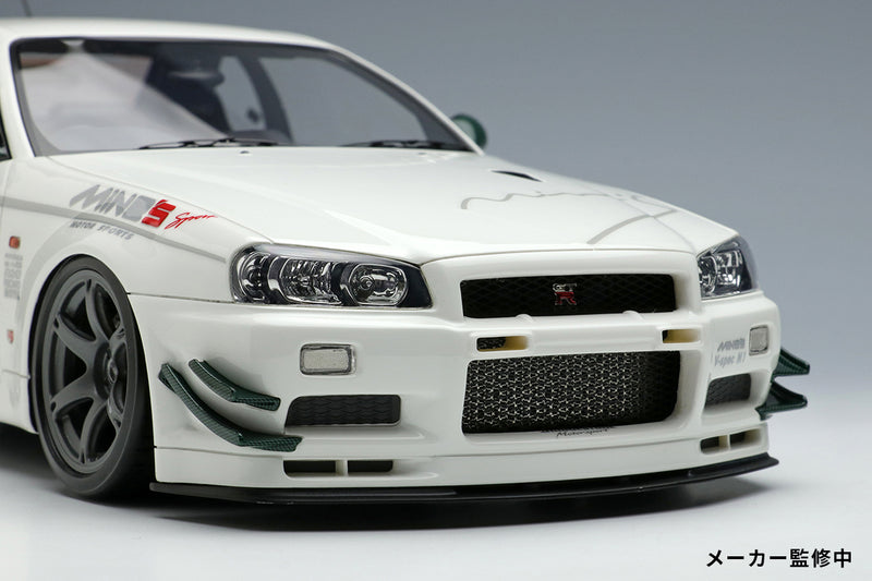 Make Up Co., Ltd / IDEA 1:18 Nissan Skyline GT-R (BNR34) Mine's V-spec N1 2021 (RAYS Wheel)