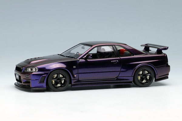 *PREORDER* Make Up Co., Ltd / Eidolon 1:43 Nissan Skyline GT-R (R34) NISMO Z-tune 2004 Midnight Purple 3