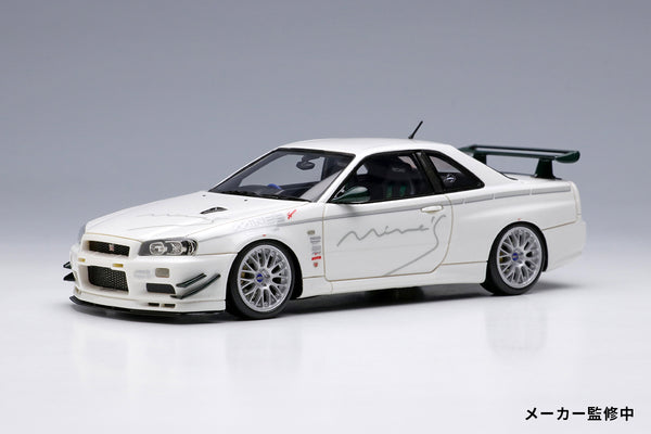 *PREORDER* Make Up Co., Ltd / Eidolon 1:43 Nissan Skyline GT-R (BNR34) Mine's V-spec N1 2021 (BBS Wheel)