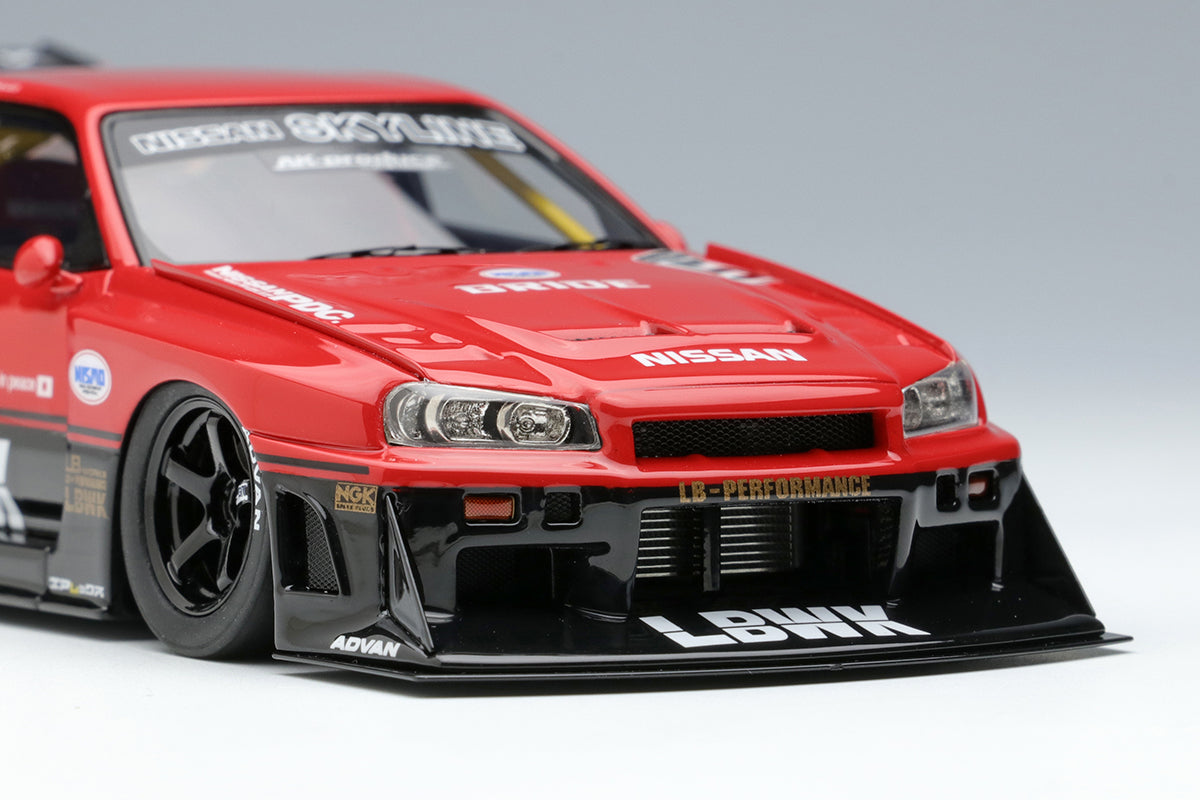 セット1/43 Super Silhouette SKYLINE ER 34 ignition model 2851 1/43 LB-ER34 Super Silhouette SKYLINE