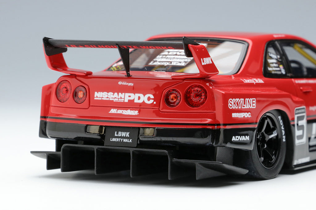 最新人気 / Ltd Co., Up Make Eidolon Super LB-ER34 Skyline Nissan 1:43 自動車