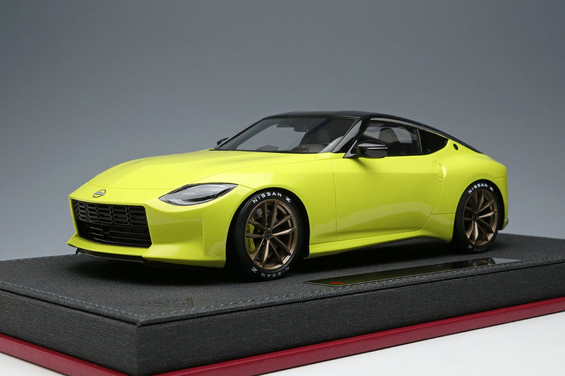Make Up Co., Ltd / IDEA 1:18 Nissan Fairlady Z Prototype 2020 in Ikazuchi Yellow