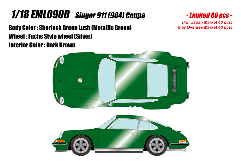 Make Up Co., Ltd / EIDOLON 1:18 Porsche 911 (964) Singer Coupe