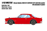 Make Up Co., Ltd / Vision 1:43 Nissan Skyline 2000 GT-R (KPGC110) 1971 with Chin Spoiler and RS Watanabe 8 Spoke