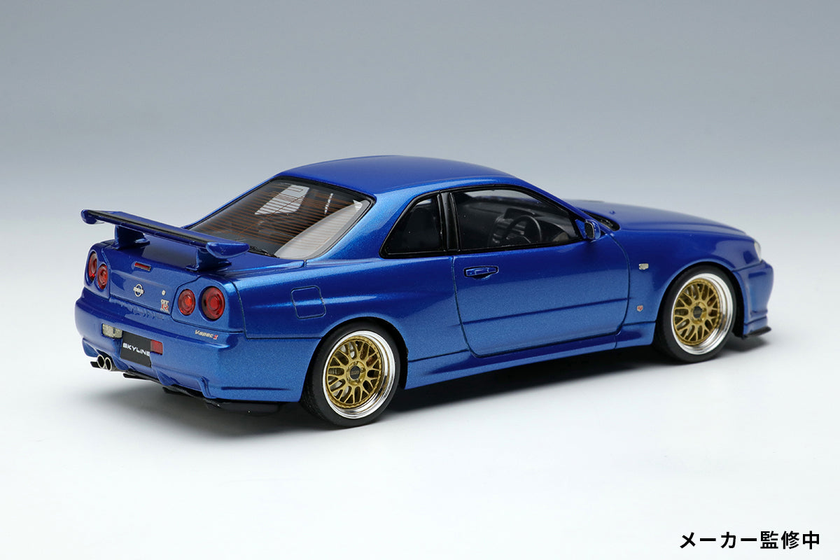 メイクアップ1/43限定 60台 NISSAN SKYLINE GT-R 34 ミニカー