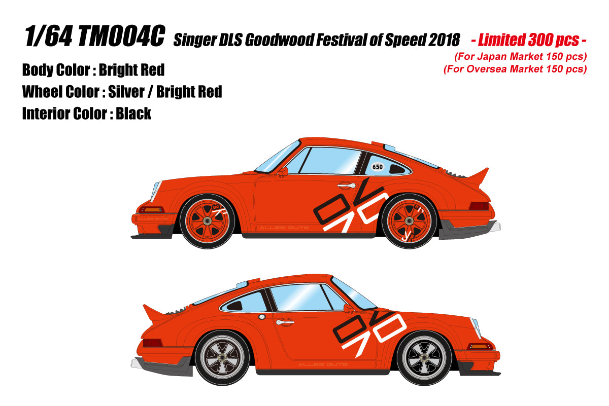 Make Up Co., Ltd / Titan 64 1:64 Porsche 911 (964) Singer DLS