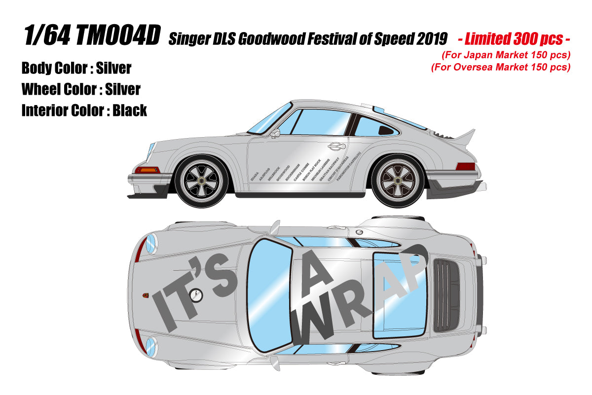 Make Up Co., Ltd / Titan 64 1:64 Porsche 911 (964) Singer DLS