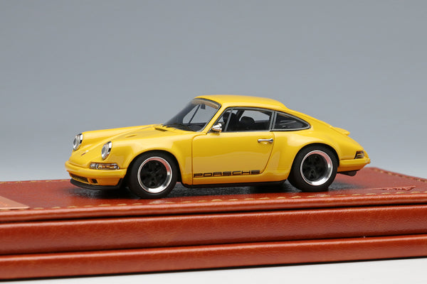 Make Up Co., Ltd / Titan64 1:64 Porsche Singer 911(964) Coupe in Yellow