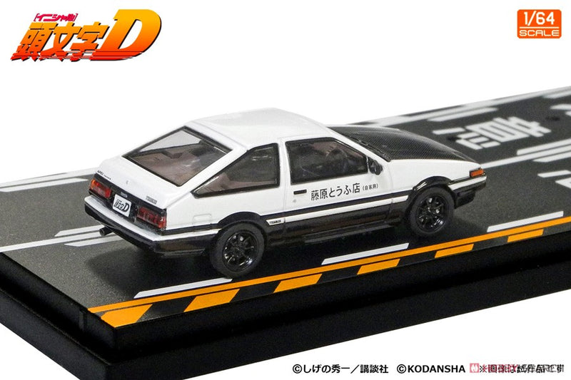 Initial D 1:64 Set Vol.12 Tomoyuki Tachi Todo Syokai Civic (EK9) & Takumi Fujiwara Trueno (AE86)