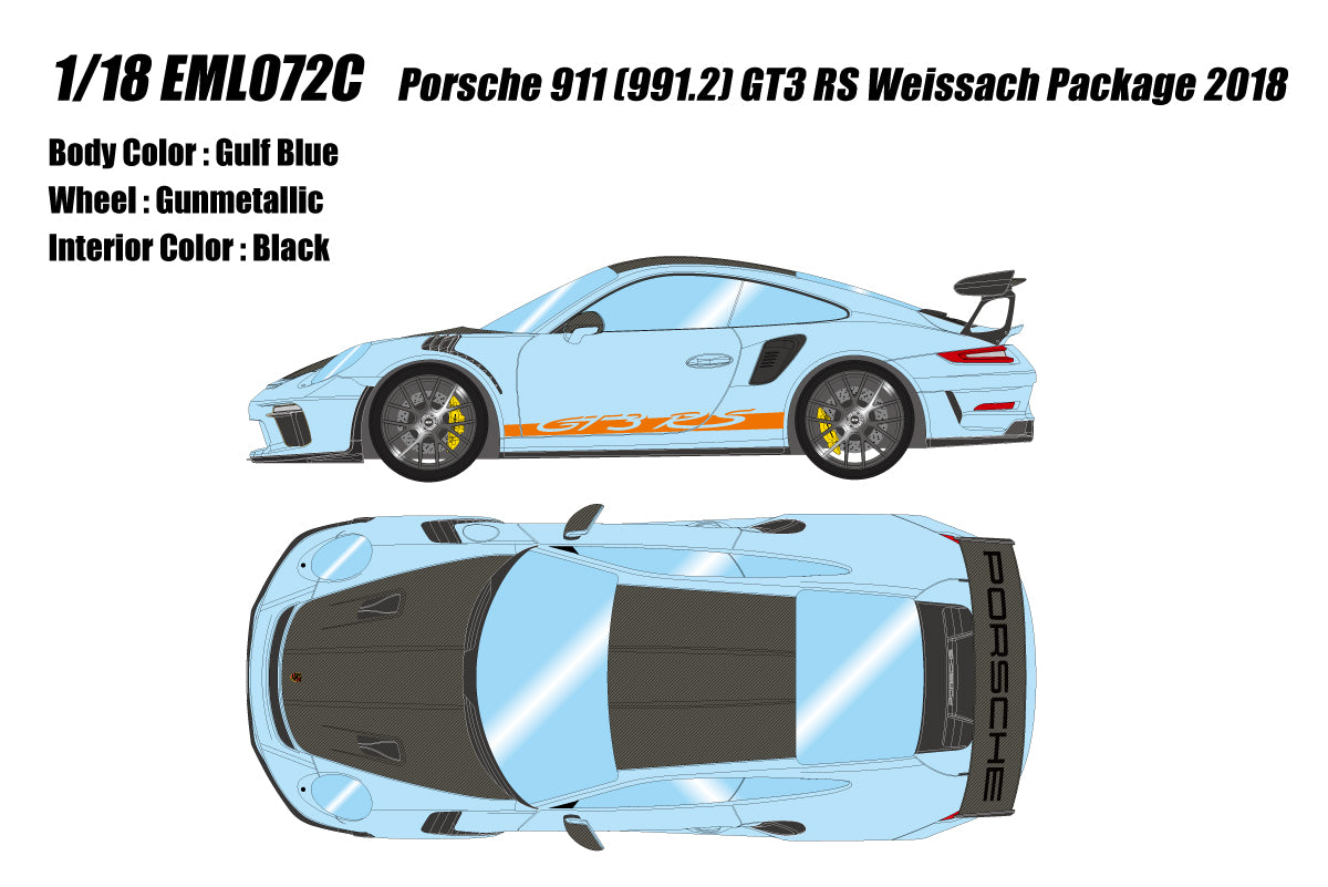 Make Up Co., Ltd / EIDOLON 1:18 Porsche 911 (991.2) GT3 RS