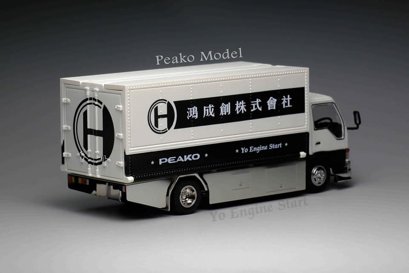 Peako Model x YES Model Semi Wide Wing Custom Truck White