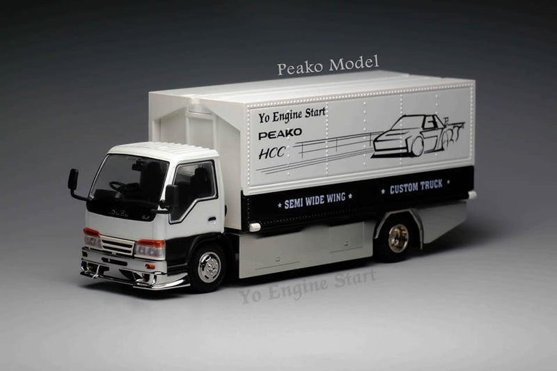 Peako Model x YES Model Semi Wide Wing Custom Truck White