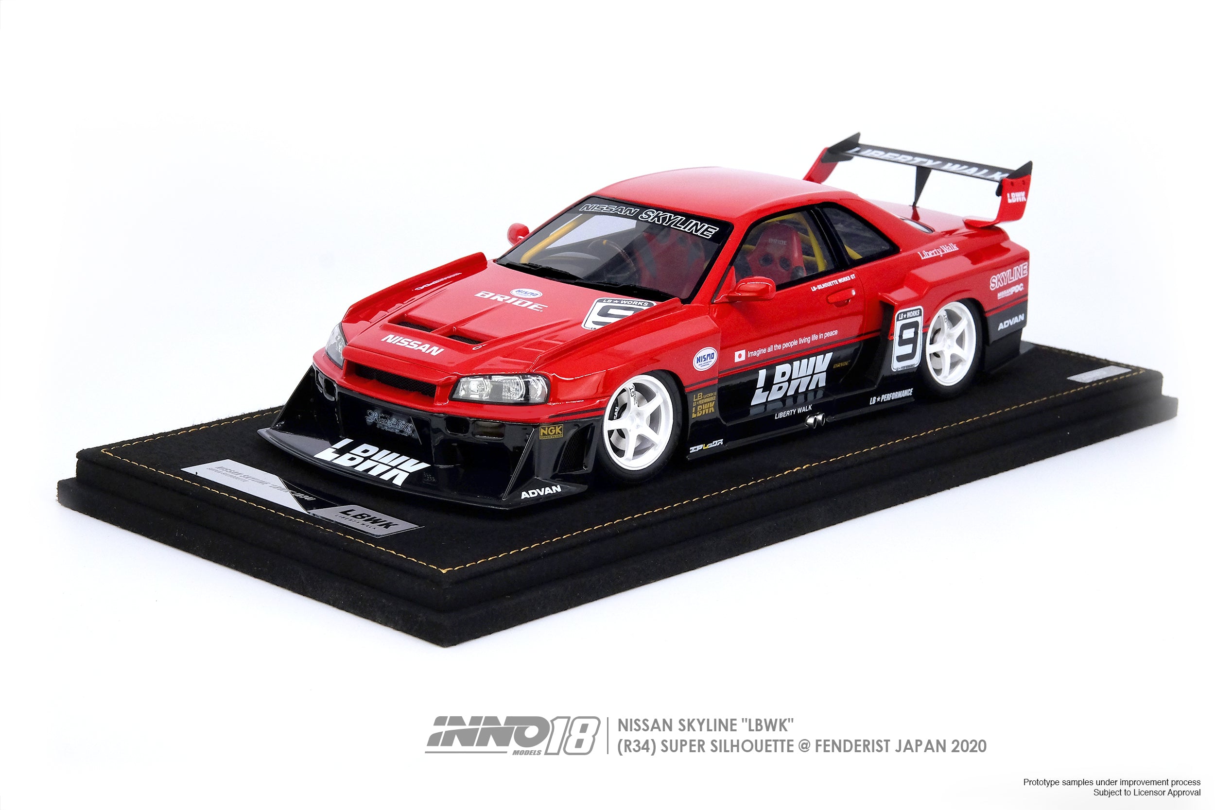 INNO18 1:18 Nissan Skyline (ER34) Super Silhouette 