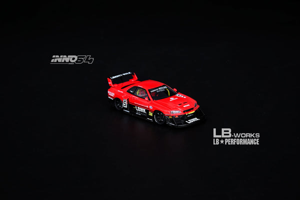 INNO Models 1:64 Nissan Skyline ER34 Super Silhouette Liberty Walk