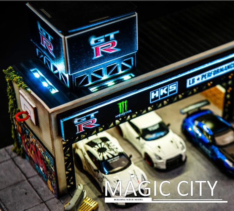 Nissan GTR Garage Diorama