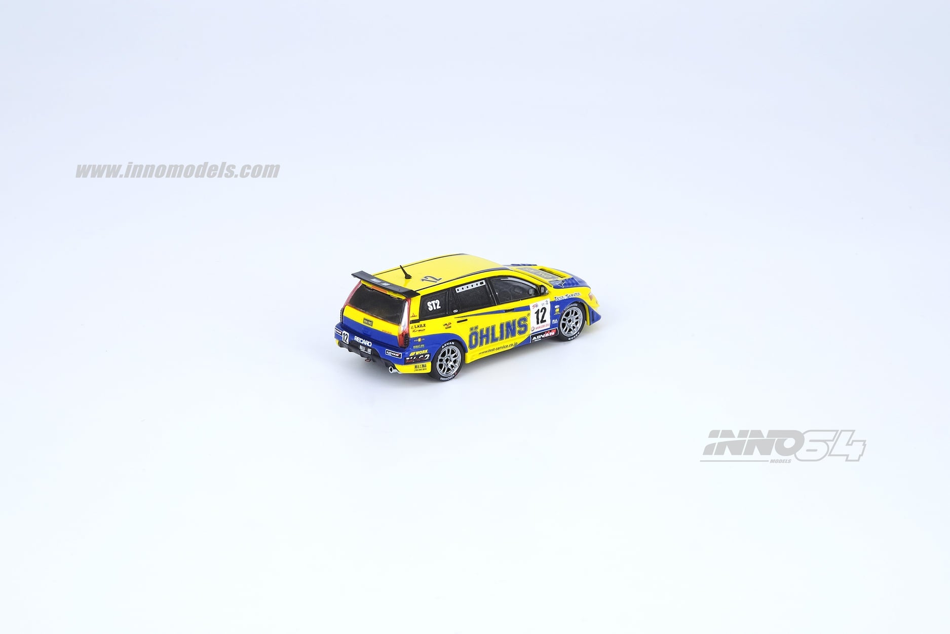INNO Models 1:64 Mitsubishi Lancer EVO IX Wagon #12 Ohlins Super