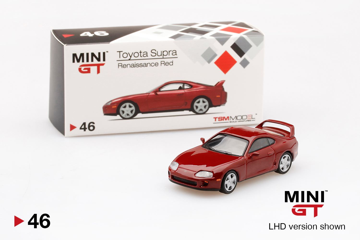 MINIGT 1:64 Toyota Supra (JZA80) Renaissance Red – Model Cars Houston