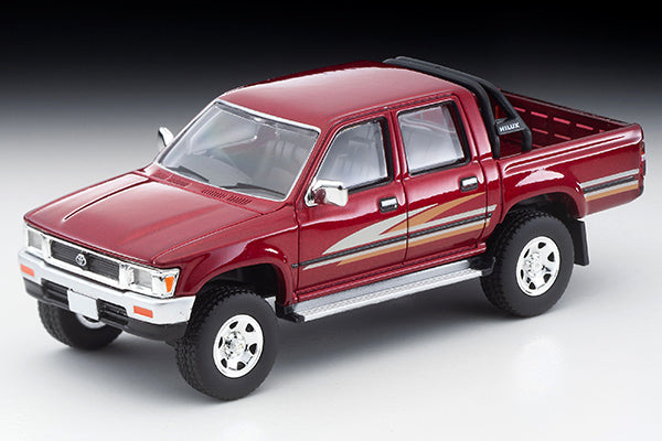 Tomytec 1:64 Toyota Hilux 91' 4WD Pickup Double Cab SSR in Red