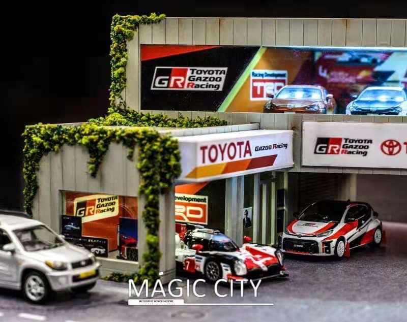 Magic City 1:64 Toyota Garage Exhibition Hall