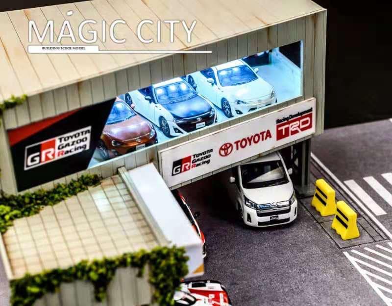Magic City 1:64 Toyota Garage Exhibition Hall