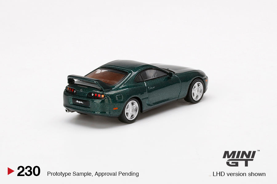 MINIGT 1:64 Toyota Supra MKIV LHD in Imperial Jade Mica – Model