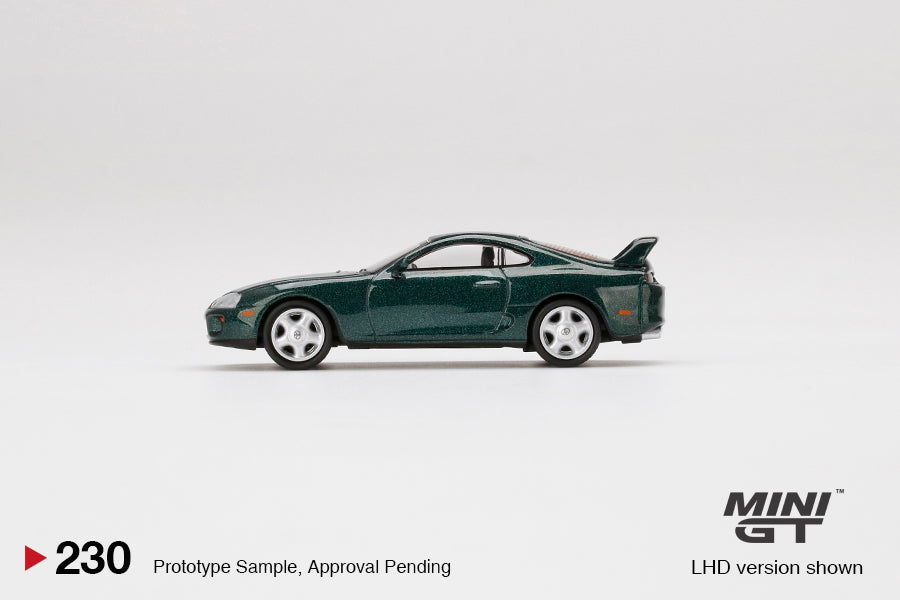 MINIGT 1:64 Toyota Supra MKIV LHD in Imperial Jade Mica – Model