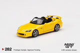 MINIGT 1:64 Honda S2000 CR in Rio Yellow Pearl