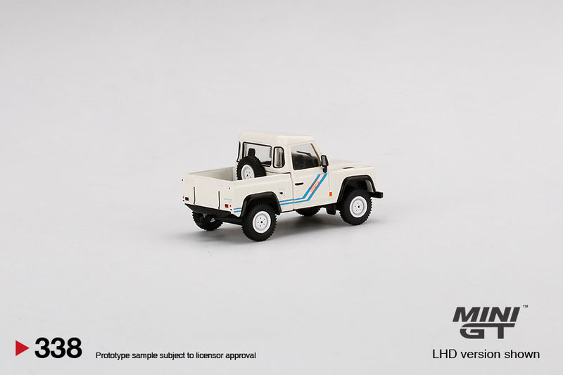 MINIGT 1:64 Land Rover Defender 90 Pickup in White