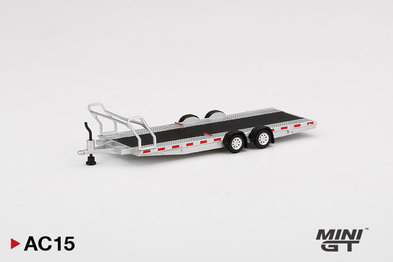 MINIGT 1:64 Car Hauler Trailer Type A in Silver