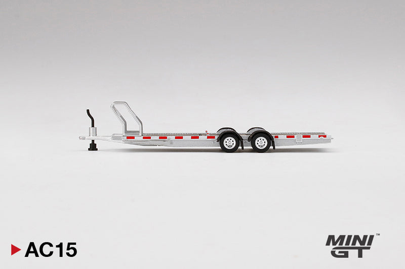 MINIGT 1:64 Car Hauler Trailer Type A in Silver