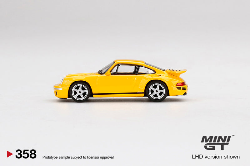 MINIGT 1:64 Porsche RUF CTR Anniversary Blossom Yellow