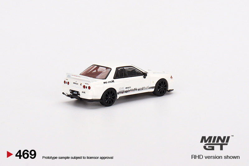 MINIGT 1:64 Nissan Skyline GT-R Top-Secret VR32 in White
