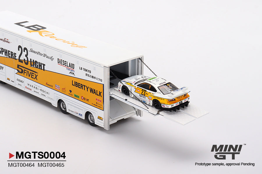 登場! Mercedes-Benz 1:64 MINIGT Actros  Container Ft w/40 ミニカー