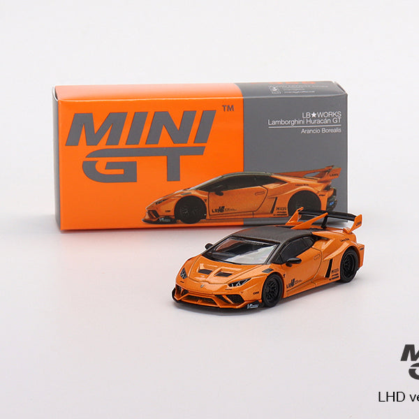 MINI GT 1:64 Huracan STO Verde Citrea LHD Diecast Model Car