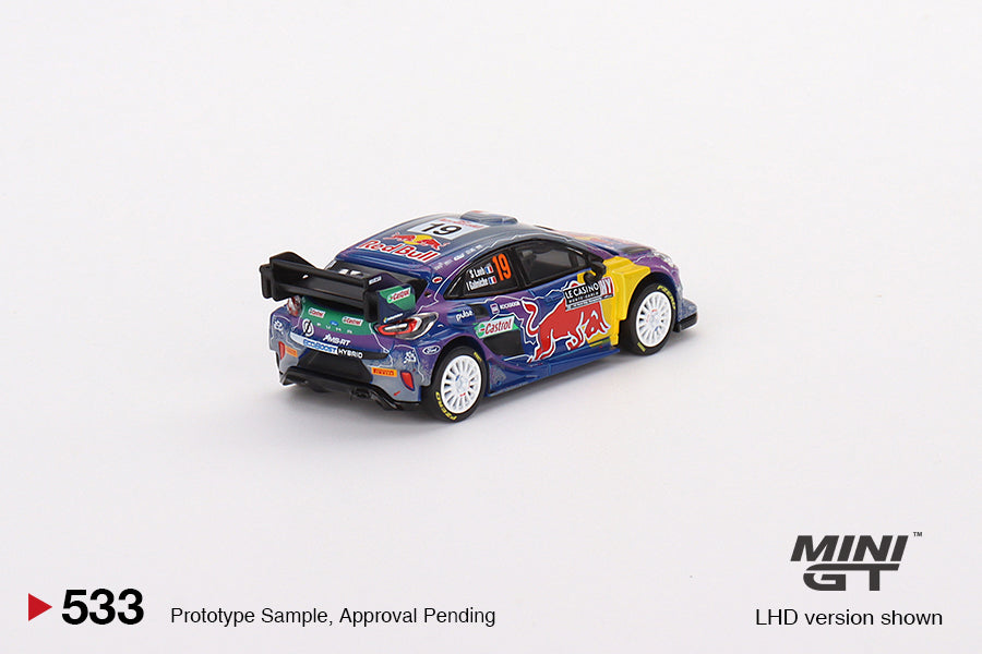 MINIGT 1:64 Ford Puma Rally1 #19 M-Sport Ford WRT 2022 Rally
