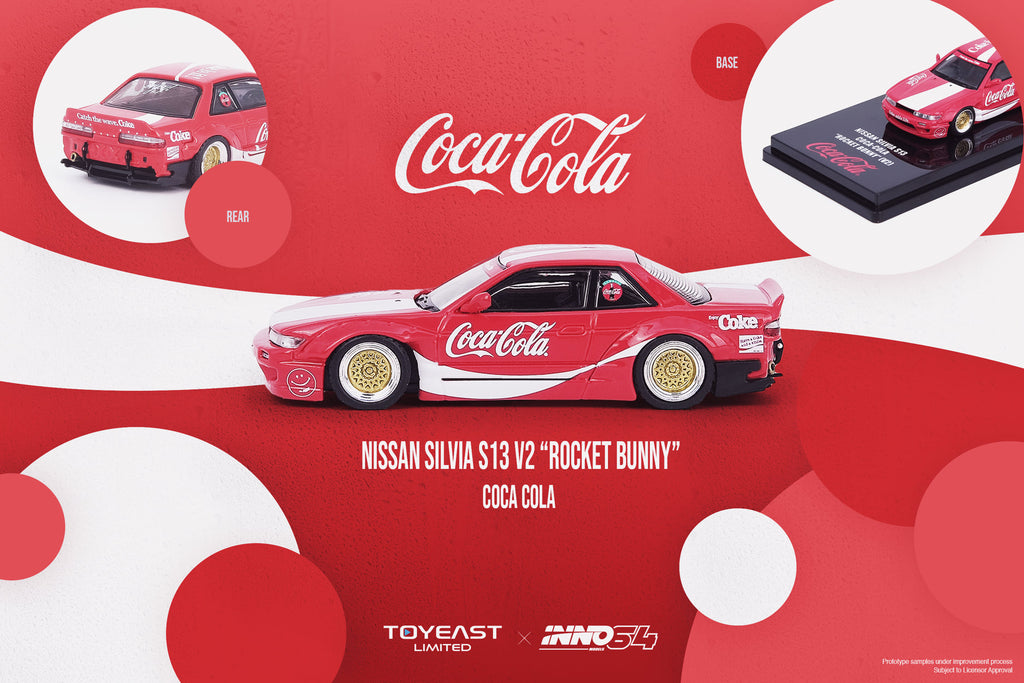 INNO64 1:64 Nissan Silvia S13 Coca-Cola “Rocket Bunny” V2 | eBay