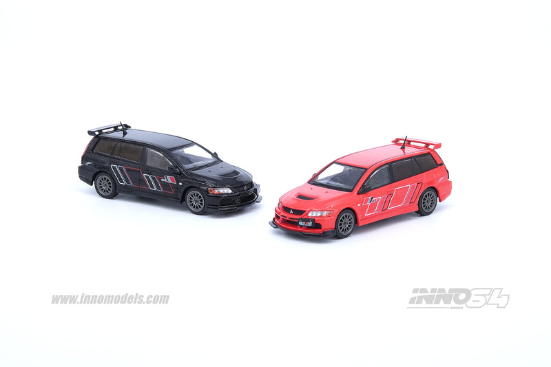 INNO Models 1:64 Mitsubishi Lancer EVO IX Wagon Ralliart Red