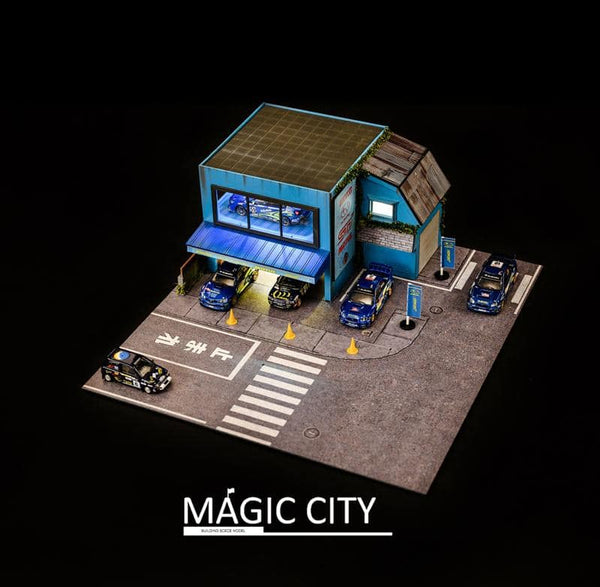 Subaru Modification Garage Diorama