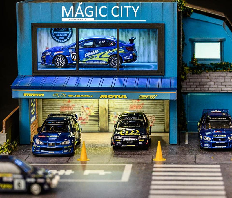 Subaru Modification Garage Diorama