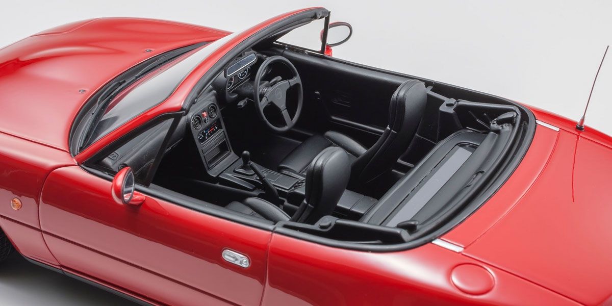 Mazda EUNOS MX-5 Roadster in Classic Red – Model Cars Houston