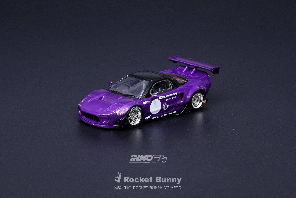 Honda NSX NA Rocket Bunny V2 Aero in Purple Metallic – Model Cars