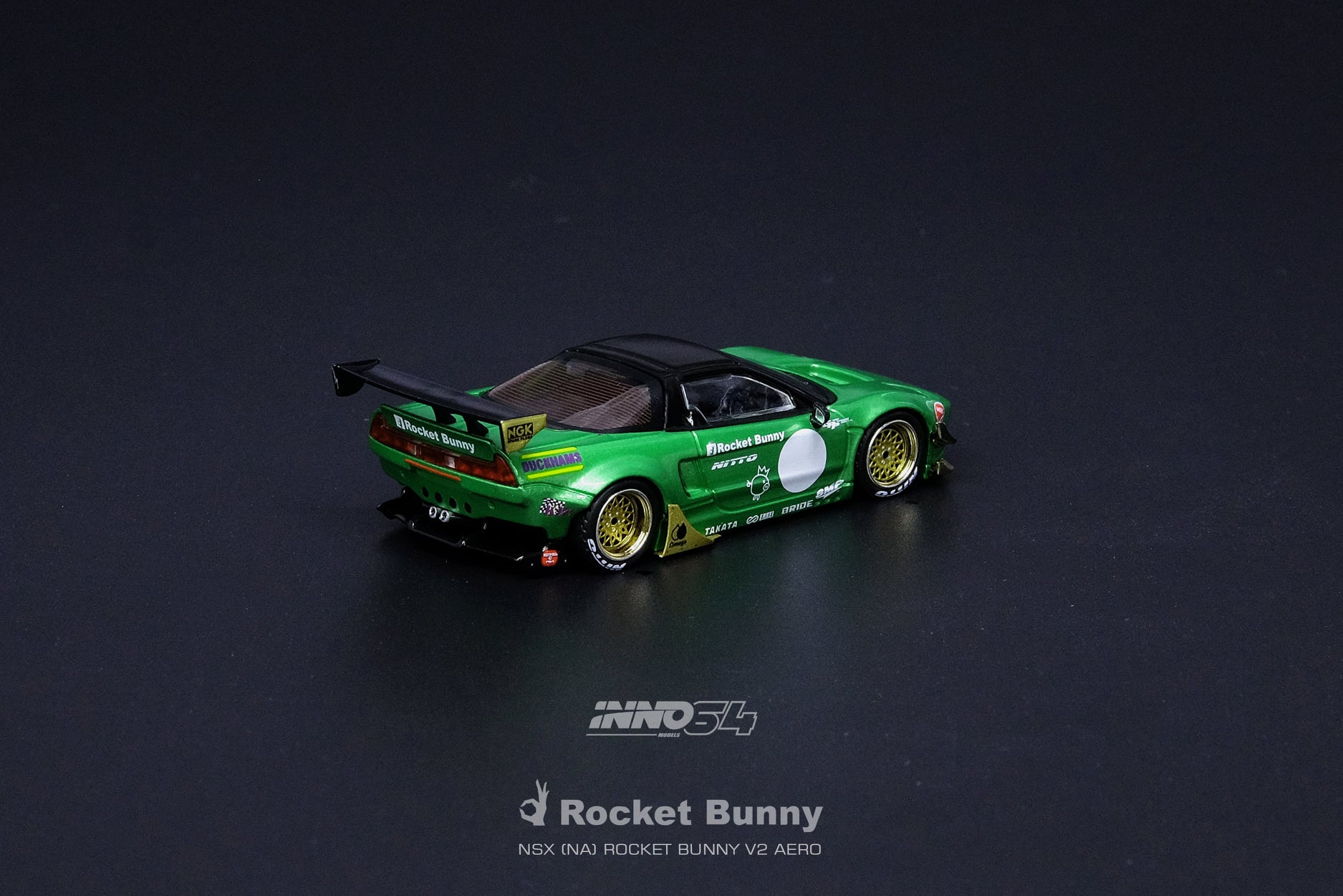 Honda NSX NA Rocket Bunny V2 Aero in Green Metallic – Model Cars