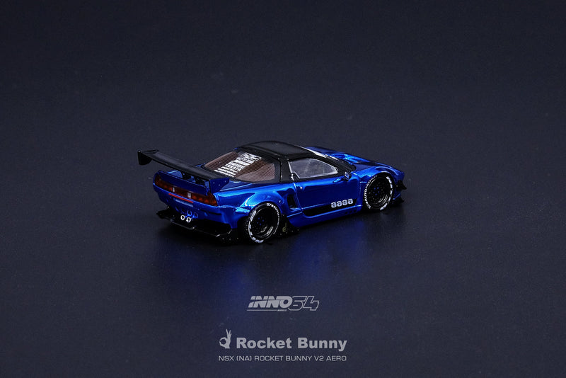 Honda NSX NA Rocket Bunny V2 Aero in Blue Metallic
