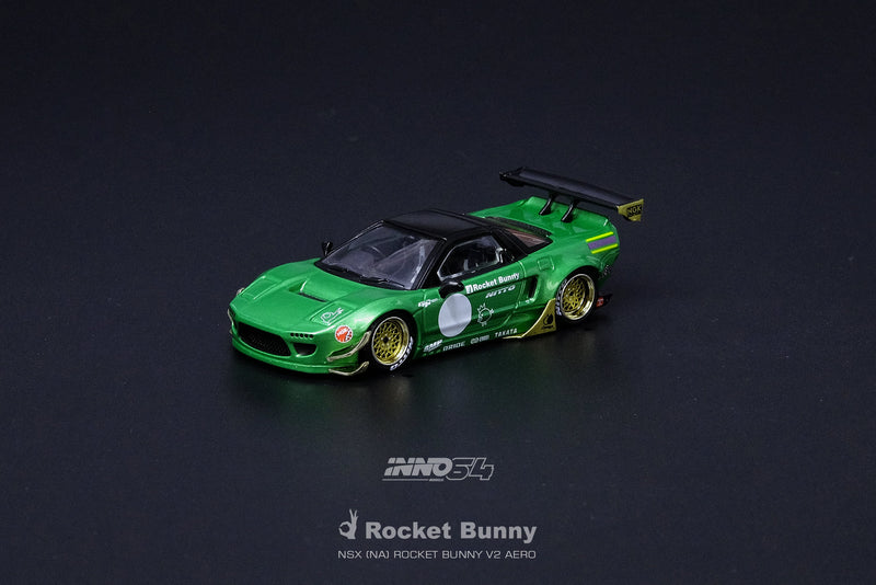 Honda NSX NA Rocket Bunny V2 Aero in Green Metallic
