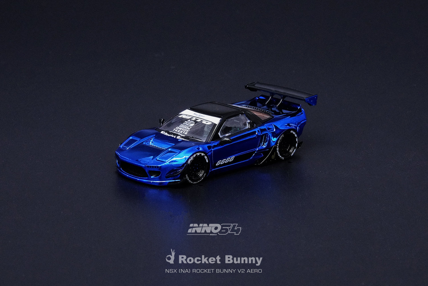 Honda NSX NA Rocket Bunny V2 Aero in Blue Metallic