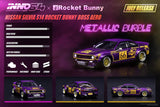 INNO Models 1:64 Nissan Silvia S14 Rocket Bunny Boss Aero Metallic Purple