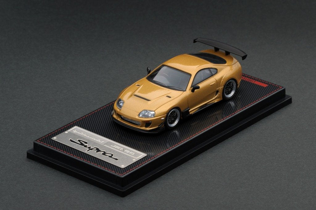 ignition.model スープラ ゴールド 限定版 Ignition Model 1:64 Toyota Supra JZA80 RZ Gold – Model Cars Houston
