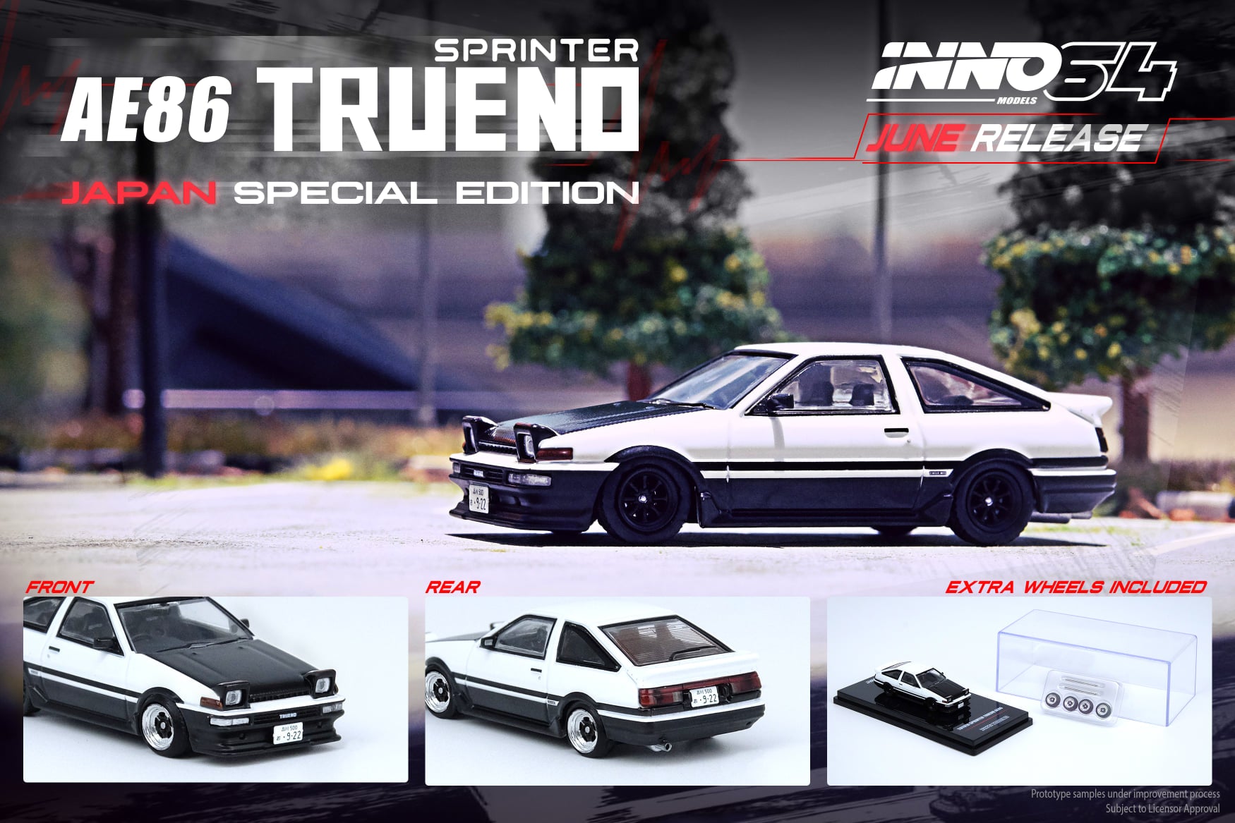 Toyota Sprinter Trueno AE86 Japan Special Edition – Model Cars Houston