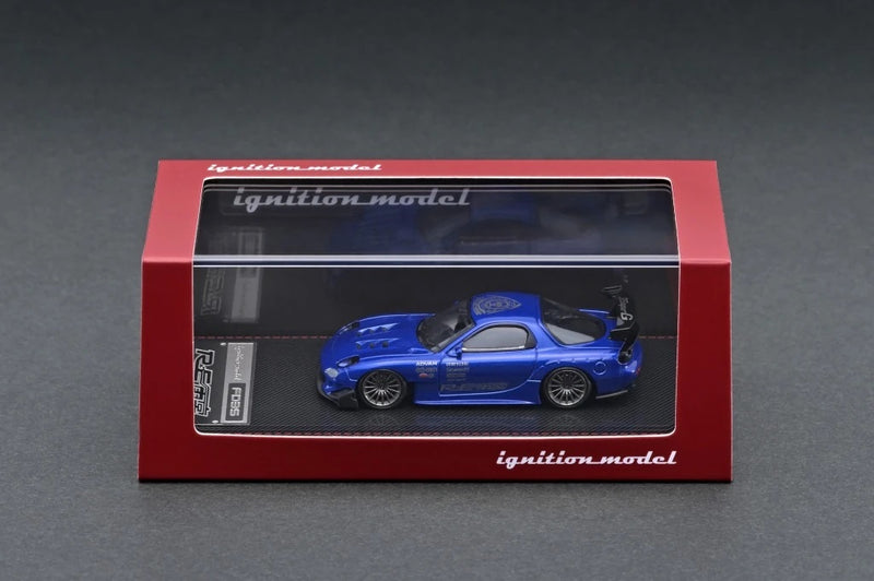Ignition Model 1:64 Mazda RX-7 FD3S RE Amemiya Blue Metallic