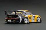 Ignition Model x Tarmac Works 1:18 Porsche RWB 993 Tarmac Livery in Black / Yellow